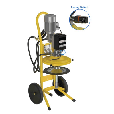 Mobile Tin Type Electrical Grease Pump 380 V
